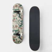 Earth Pixel Woodland  Persoonlijk Skateboard (Voorkant)