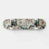 Earth Pixel Woodland  Persoonlijk Skateboard (Horizontaal)