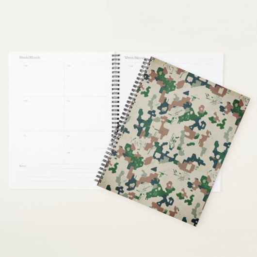 Earth Pixel Woodland  Planner (Display)