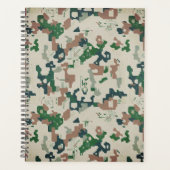 Earth Pixel Woodland  Planner (Voorkant)