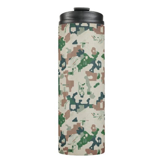 Earth Pixel Woodland  Thermosbeker (Voorkant)