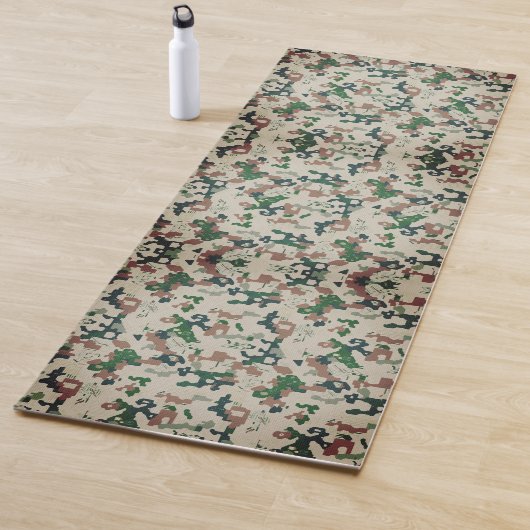 Earth Pixel Woodland  Yogamat (In situ)