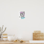 Earth Pony Maud Pie - Zuster van Pinkie Pie Poster (Keuken)