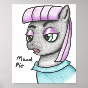 Earth Pony Maud Pie - Zuster van Pinkie Pie Poster