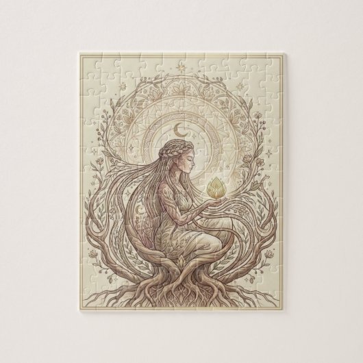 Earth Priestess Legpuzzel (Verticaal)