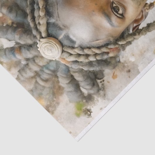 Earth Princess Decoupage Tissuepapier (Detail)