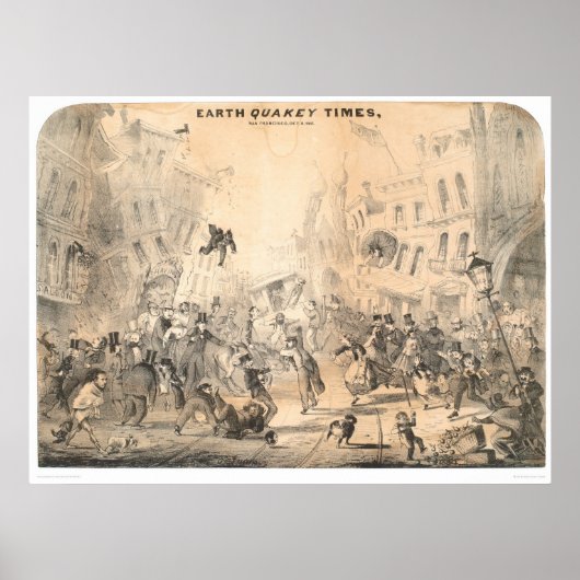 Earth Quakey Times (0785A) Poster (Voorkant)