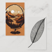 Earth & Quill Wing Graphic T-Shirt – Nature & Imag Visitekaartje (Voorkant / Achterkant)