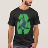 Earth Recycle Symbol  1 T-shirt (Voorkant)