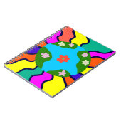 Earth Retro Vibes Art Notitieboek (Linkerzijde)