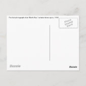 "Earth-Rise", eerste foto van de ruimte Briefkaart (Achterkant)