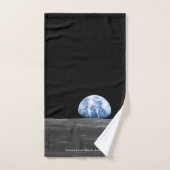 Earth Rising Over Moon, Apollo 11, 1969 Bad Handdoek (Handdoek)