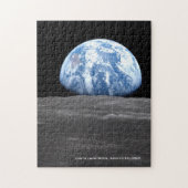 Earth Rising Over Moon, Apollo 11, 1969 Legpuzzel (Verticaal)