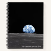 Earth Rising Over Moon, Apollo 11, 1969 Notitieboek (Voorkant)