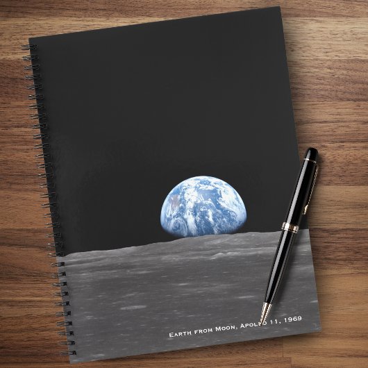Earth Rising Over Moon, Apollo 11, 1969 Notitieboek