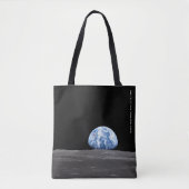 Earth Rising Over Moon, Apollo 11, 1969 Tote Bag (Voorkant)