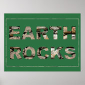 Earth Rocks Poster (Voorkant)