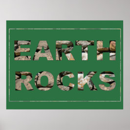 Earth Rocks Poster