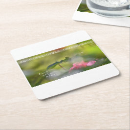 Earth’s Glow and Healing Japanese Flowers/EarthDay Kartonnen Onderzetters