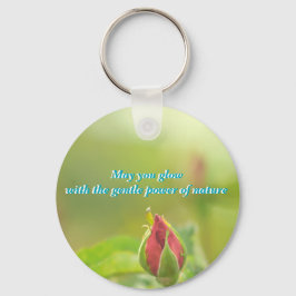 Earth’s Glow and Healing Japanese Flowers/EarthDay Sleutelhanger