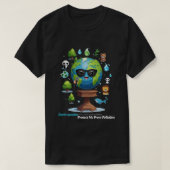 Earth’s Speech: A Call for Protection T-shirt (Design voorkant)