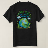 Earth’s Speech: A Call for Protection T-shirt (Design achterkant)