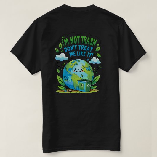 Earth’s Speech: A Call for Protection T-shirt (Design achterkant)