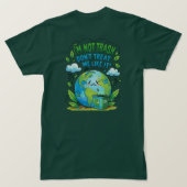 Earth’s Speech: een oproep tot bescherming T-shirt (Design achterkant)