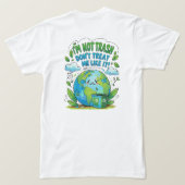 Earth’s Speech: een oproep tot bescherming T-shirt (Design achterkant)