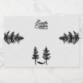 Earth Sailor Blank Likeurfles Etiket (Enkel label)