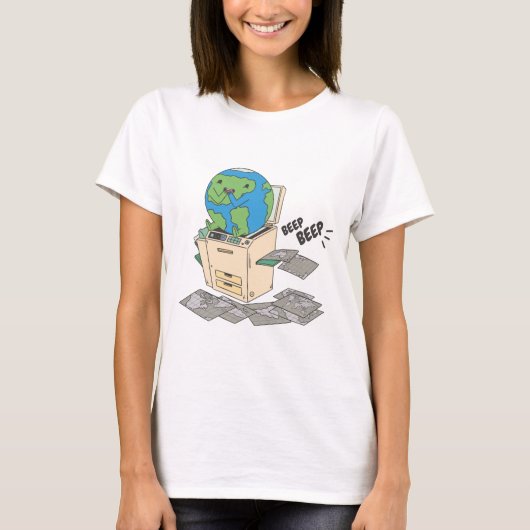 Earth Scanner Copy T-shirt (Voorkant)