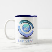 Earth Science Coffee Cup Tweekleurige Koffiemok (Links)