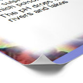 Earth science, Environment acid rain Poster (Hoek)