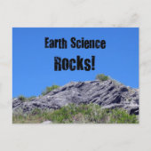 Earth Science Rocks. Briefkaart (Voorkant)