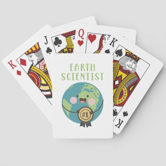 Earth Scientist Pokerkaarten (Achterkant)