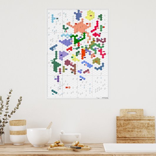 Earth Sector Poster Map (Keuken)