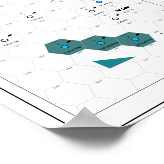Earth Sector Poster Map (Hoek)