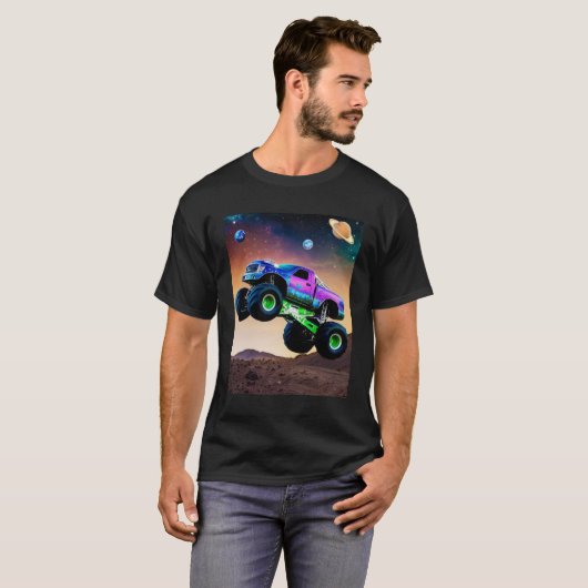 : Earth Shaker Monstertruck T-shirt (Voorkant volledig)