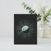 Earth Shine Briefkaart (Staand voorkant)