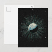 Earth Shine Briefkaart (Voorkant / Achterkant)