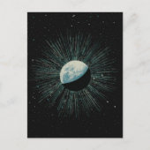 Earth Shine Briefkaart (Voorkant)