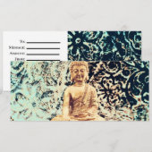 Earth Sitting Buddha Elegant Zen Cadeaubon Kaart (Voorkant / Achterkant)