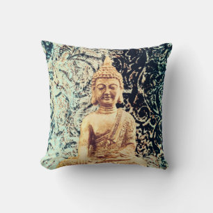 Earth Sitting Buddha Elegant Zen Verlichting Kussen