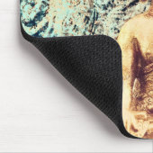 Earth Sitting Buddha Elegant Zen Verlichting Muismat (Hoek)