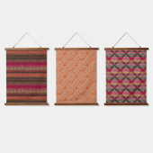Earth Song Mud Cloth geïnspireerd door prachtig Hangend Wandkleed (Driedubbel)