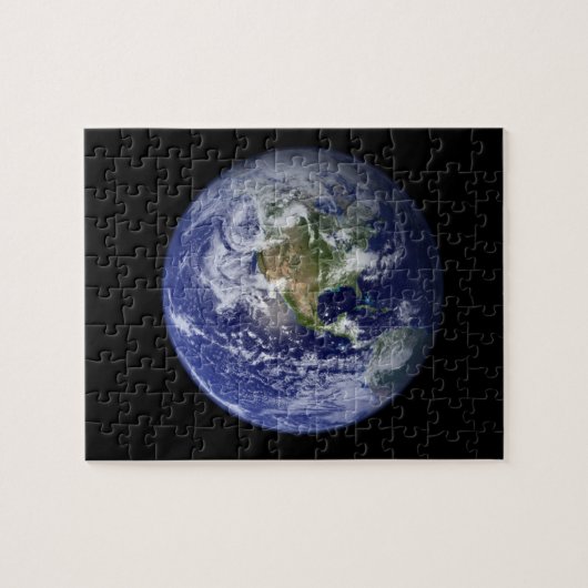 Earth Space Puzzle Legpuzzel (Horizontaal)