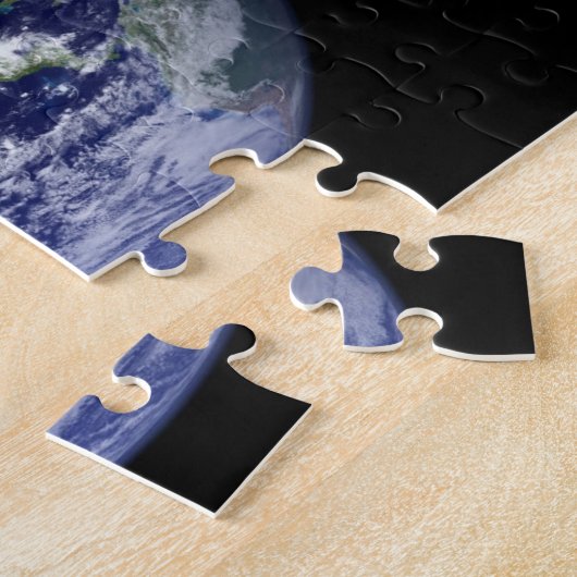 Earth Space Puzzle Legpuzzel (Zijkant)