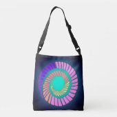 Earth Spiral Crossbody Bag Crossbody Tas (Achterkant)