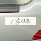 Earth Spirit Horse Rescue Inc. Bumpersticker (Op auto)