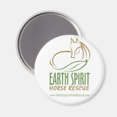 Earth Spirit Horse Rescue Inc. Magneten (Voorkant / Achterkant)